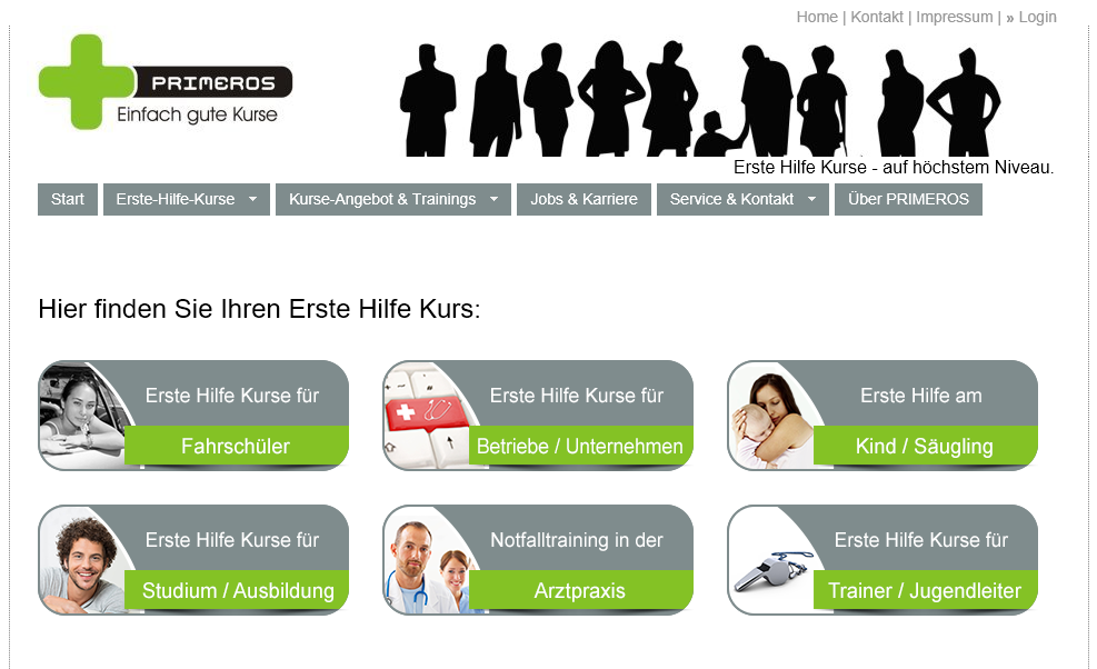 Primeros - Erste Hilfe Kurse Primeros - Erste Hilfe Kurse